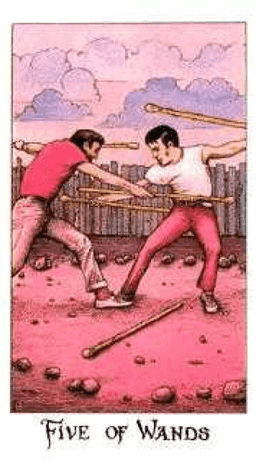 Five of Wands